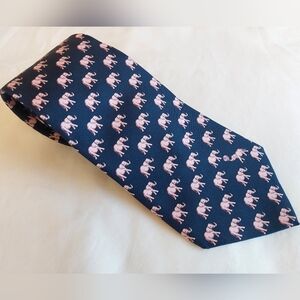 Thomas Pink Silk Elephant Tie